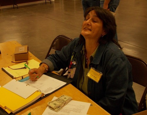 $10 is nothing to sneeze over, but she's about to.