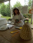 Beekeeper Peggy Scholes Smokes the Wilson County 2nd Graders with the Importance of Beekeeping to our Food Chain