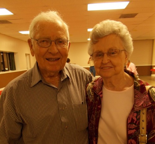 Founding member W.T. Nolen and his beautiful bride celebrate 64 Years of marriage